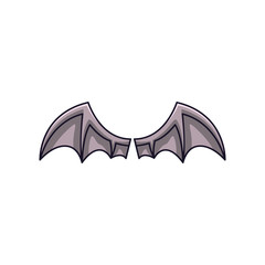 cartoon bat wings for motion element