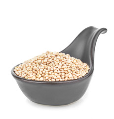 Millet isolated on white background