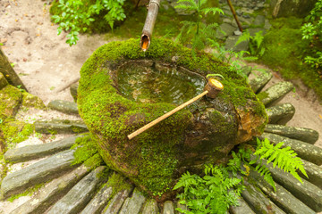 Obraz premium 枯山水庭園