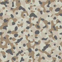 Grunge military seamless pattern. Abstract texture. Desert background landscape. - 327372179