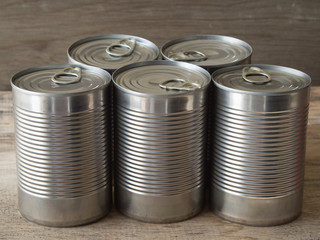  Metal, large food cans with extended shelf-life