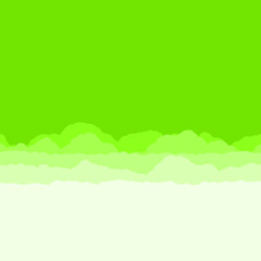 Obraz premium Abstract Color Clouds Sky Generative Art background illustration