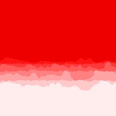 Abstract Color Clouds Sky Generative Art background illustration