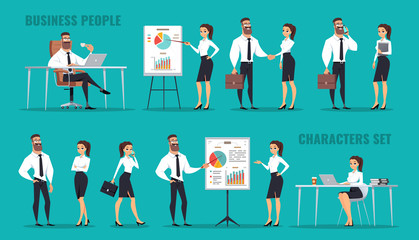 Obraz premium Vector characters design