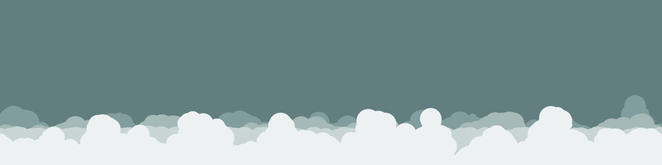 Abstract Color Clouds Sky Generative Art background illustration