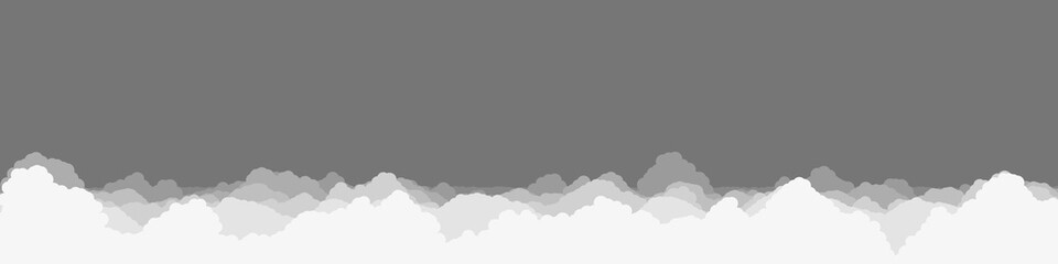 Abstract Color Clouds Sky Generative Art background illustration