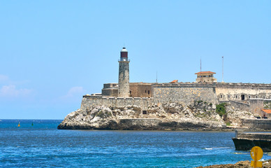 Lighthouse scenic view in Havan, Cuba.