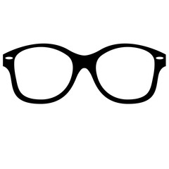 Black and White Sunglasses Icon Illustration Graphic
