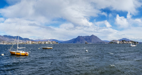 Landscape of Lake Maggiore