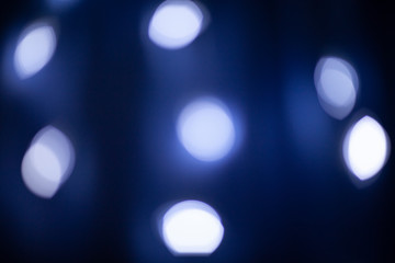 bokeh spots on a black background
