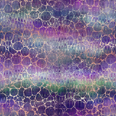 Seamless purple and peach ombre fade painterly watercolor wash marbled pattern graphic design. Seamless repeat raster jpg pattern swatch. © NinjaCodeArtist