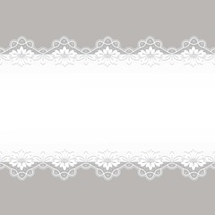 background with lace borders