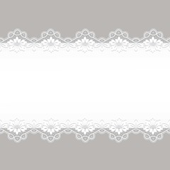 background with lace borders