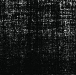 Vector fabric texture. Distressed texture of weaving fabric. Grunge background. Abstract halftone vector illustration. Overlay to create interesting effect and depth. Black isolated on white. EPS10.