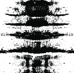 Rough black and white texture vector. Distressed overlay texture. Grunge background. Abstract textured effect. Vector Illustration. Black isolated on white background. EPS10.