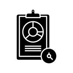 Graphics black icon, concept illustration, vector flat symbol, glyph sign.