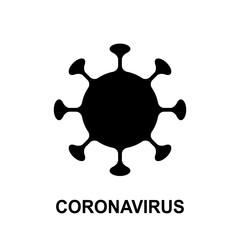 Coronavirus Vector Icon, Corona Virus or 2019-Ncov Symbol