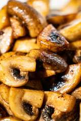 roasted mushrooms