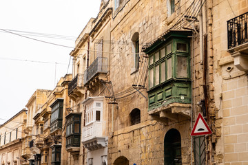 Fototapeta na wymiar typical Maltese house