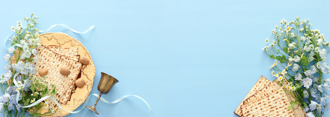 Pesah celebration concept (jewish Passover holiday)