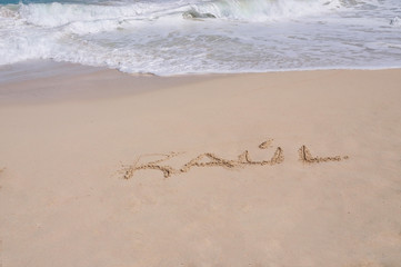 Raul Written in Sand