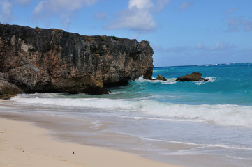 Fototapeta na wymiar View of Beach in Barbados
