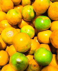 Beautiful texture fresh lemon orange lime tangerine and grapefruit background, fruit orange pattern 