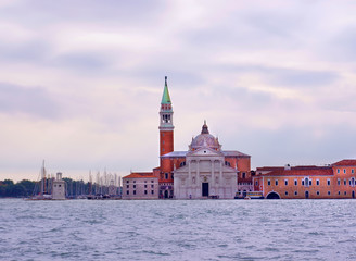 Fototapeta premium view of San Giorgio island, Venice, Italy