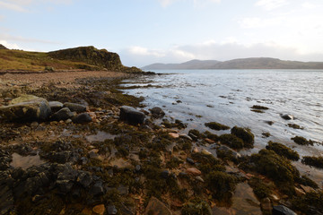 Fototapeta na wymiar The South Coast of the Isle of Jura Scotland