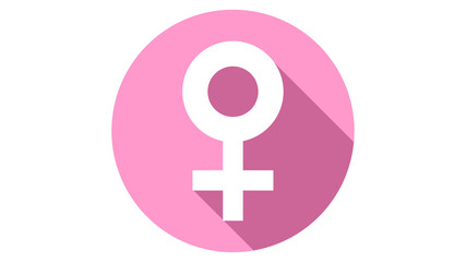 Gender symbol icon. Feminism vector elements.  Feminism banner design