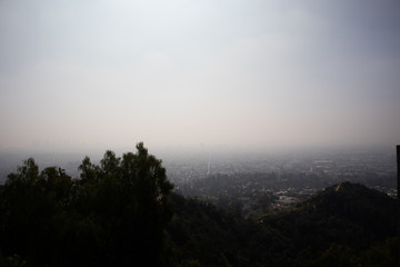 Smog in Los Angeles, California