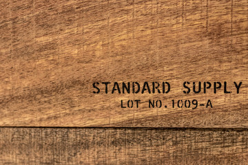 text on old wood