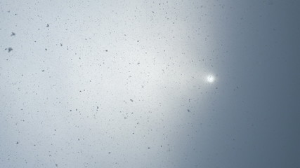  Grayscale sky background image with sun and snow