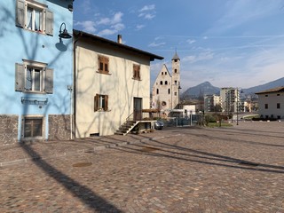 narrow street in the old town