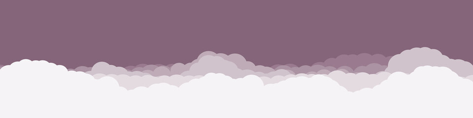 Abstract Color Clouds Sky Generative Art background illustration