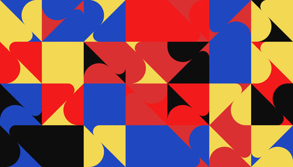 Warm Colored Circular Pattern Design