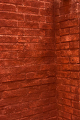 red brick old wall texture