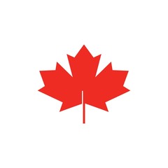 Canada Maple leaf logo, vector icon illustration,