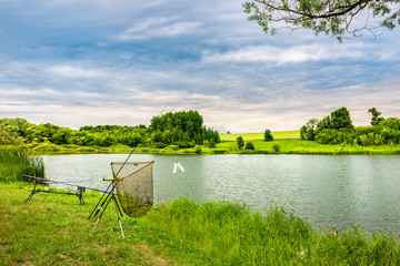 Fishing in overcast weather