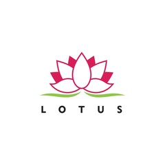 Lotus Flower Logo Inspirations  design template , Beauty or spa logo, vector Illustration