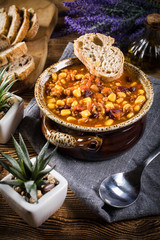 Mexican chili con carne.