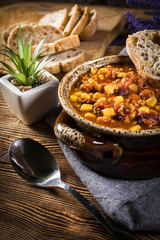 Mexican chili con carne.