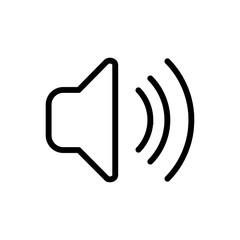 sound volume icon vector template
