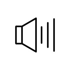 sound volume icon vector template
