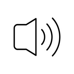 sound volume icon vector template
