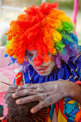 Fototapeta premium African clown