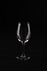 Verre de vin vide