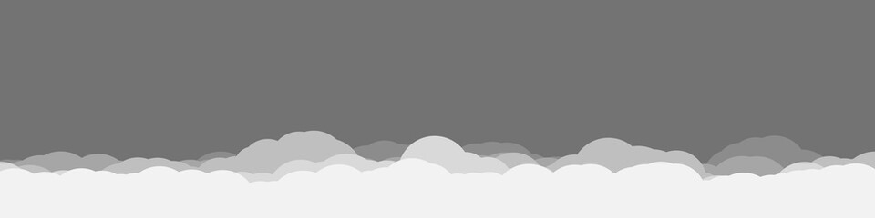 Abstract Color Clouds Sky Generative Art background illustration