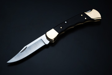 Beautiful photo of an american knife. American knife legend.