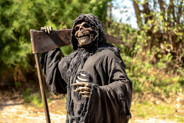 Obraz premium The Grim Reaper with scythe
